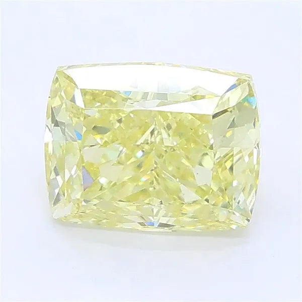 2.05ct Cushion modified Lab Grown Diamond (Colour Fancy Light Yellow, Clarity VVS2, IGI Certified)