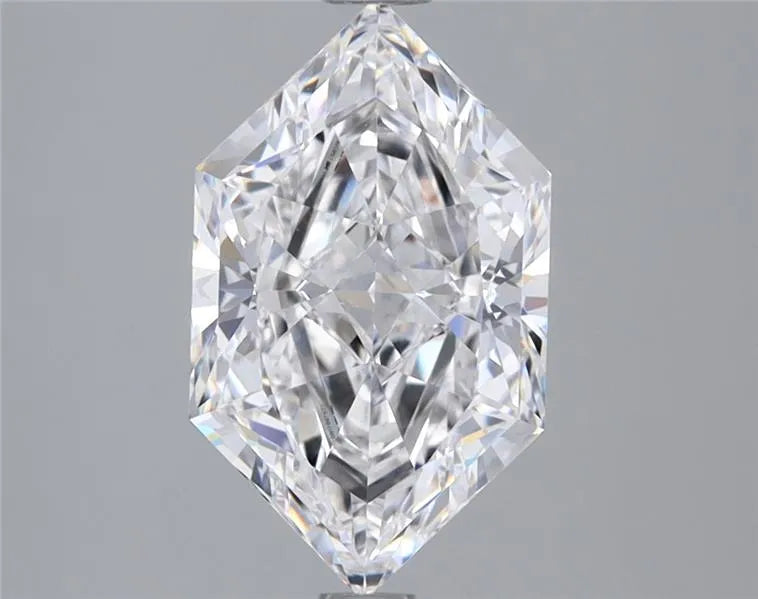 2.05ct Hexagonal Lab Grown Diamond (Colour D, Clarity VVS2, IGI Certified)