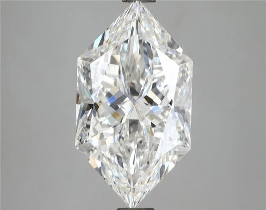 2.05ct Hexagonal Lab Grown Diamond (Colour E, Clarity VVS1, IGI Certified)