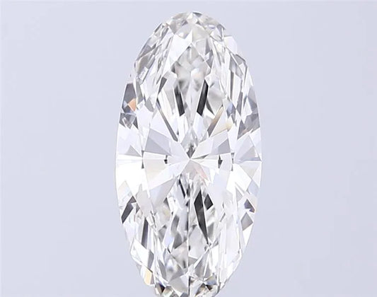 2.05ct Oval Lab Grown Diamond (Colour G, Clarity VVS2, IGI Certified)