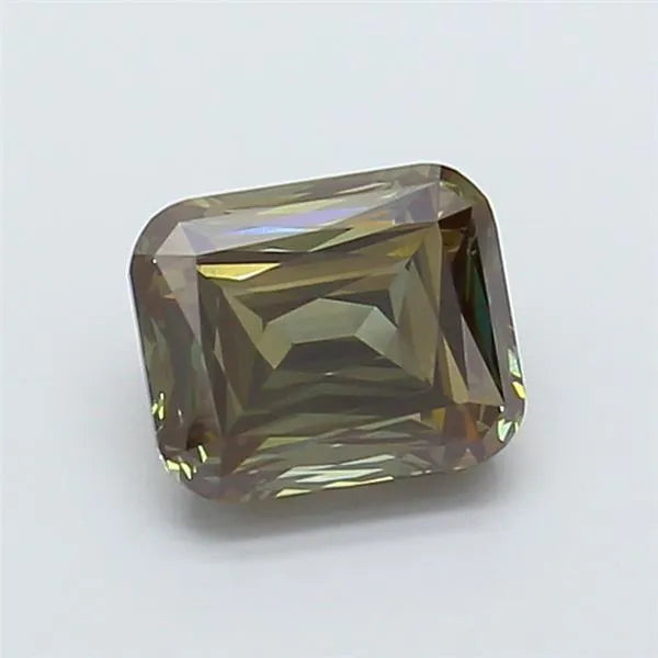 2.05ct Radiant Lab Grown Diamond (Colour Fancy Deep Green, Clarity VS1, IGI Certified)