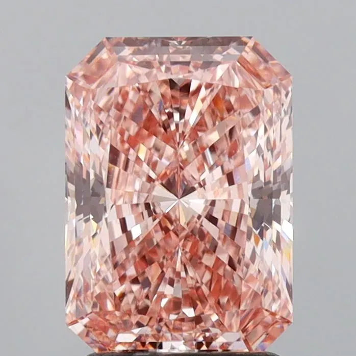 2.05ct Radiant Lab Grown Diamond (Colour Fancy Intense Pink, Clarity VS2, IGI Certified)