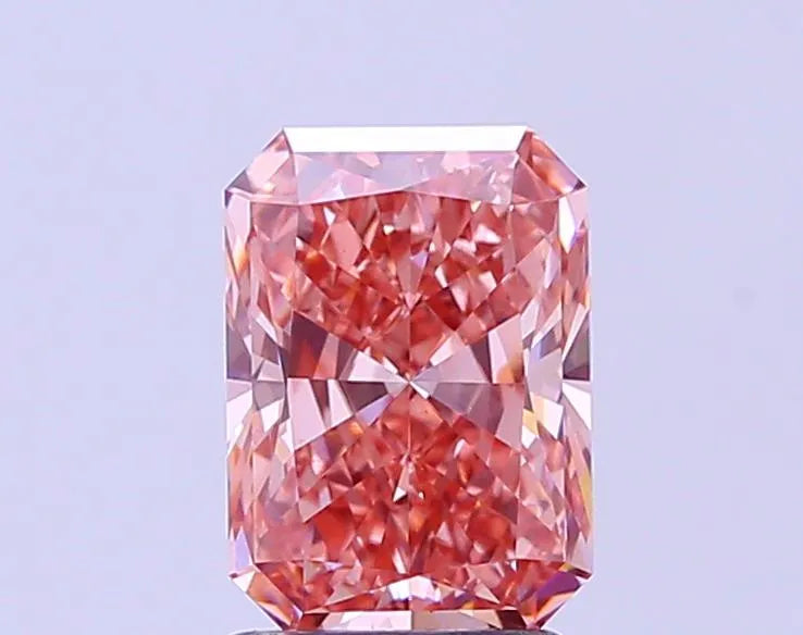 2.05ct Radiant Lab Grown Diamond (Colour Fancy Vivid Pink, Clarity VVS2, IGI Certified)
