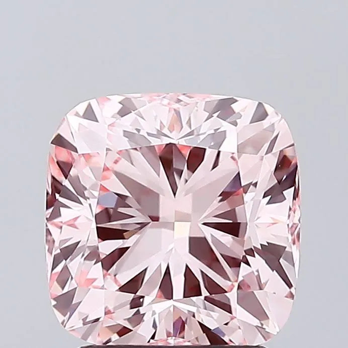 2.06ct Cushion modified Lab Grown Diamond (Colour Fancy Vivid Pink, Clarity VVS2, IGI Certified)