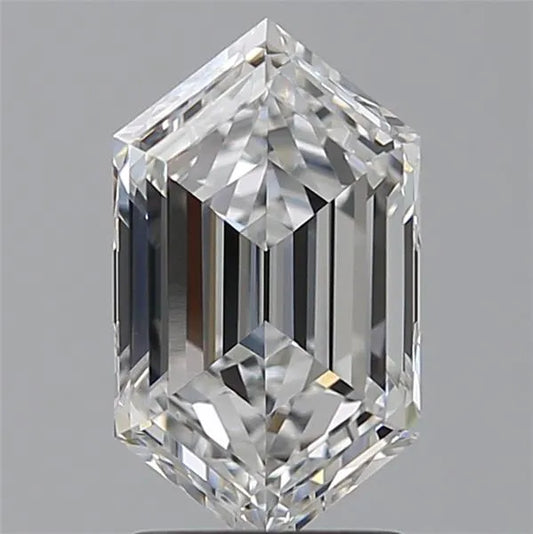 2.06ct Hexagonal Lab Grown Diamond (Colour E, Clarity VVS1, IGI Certified)
