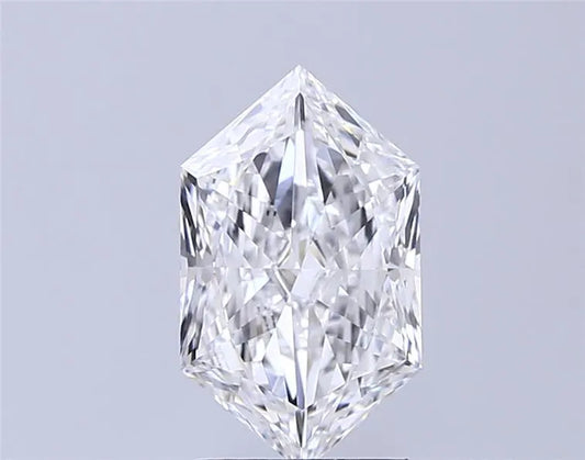 2.06ct Hexagonal Lab Grown Diamond (Colour E, Clarity VVS2, IGI Certified)