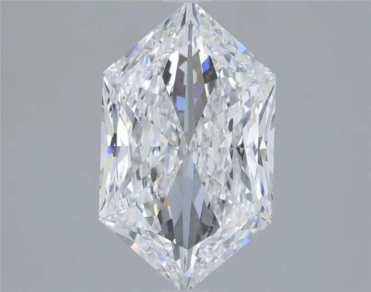 2.06ct Hexagonal Lab Grown Diamond (Colour E, Clarity VVS2, IGI Certified)