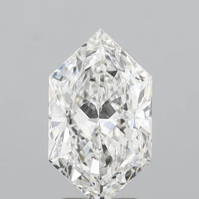 2.06ct Hexagonal Lab Grown Diamond (Colour F, Clarity VS1, IGI Certified)