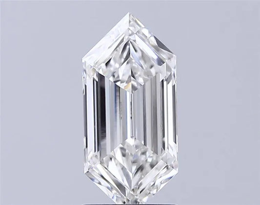 2.06ct Hexagonal Lab Grown Diamond (Colour G, Clarity VVS2, IGI Certified)