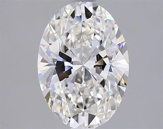 2.06ct Oval Lab Grown Diamond (Colour G, Clarity VVS2, IGI Certified)