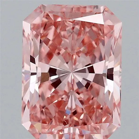 2.06ct Radiant Lab Grown Diamond (Colour Fancy Vivid Pink, Clarity VVS2, IGI Certified)