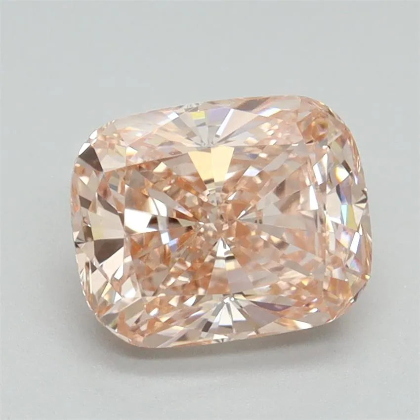 2.07ct Cushion brilliant Lab Grown Diamond (Colour Fancy Intense Pink, Clarity VVS2, IGI Certified)