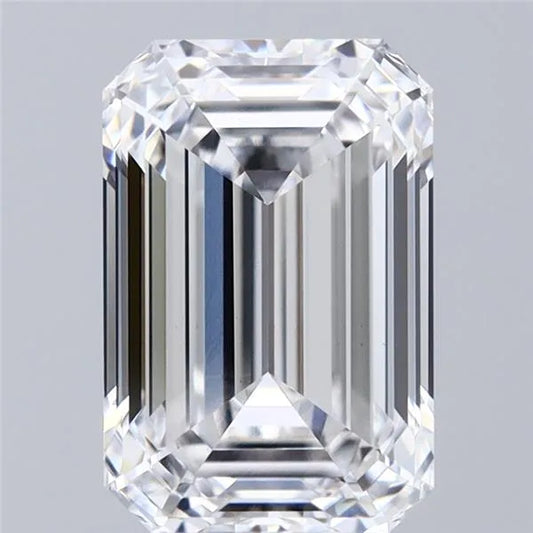 2.07ct Emerald Lab Grown Diamond (Colour D, Clarity VVS2, IGI Certified)