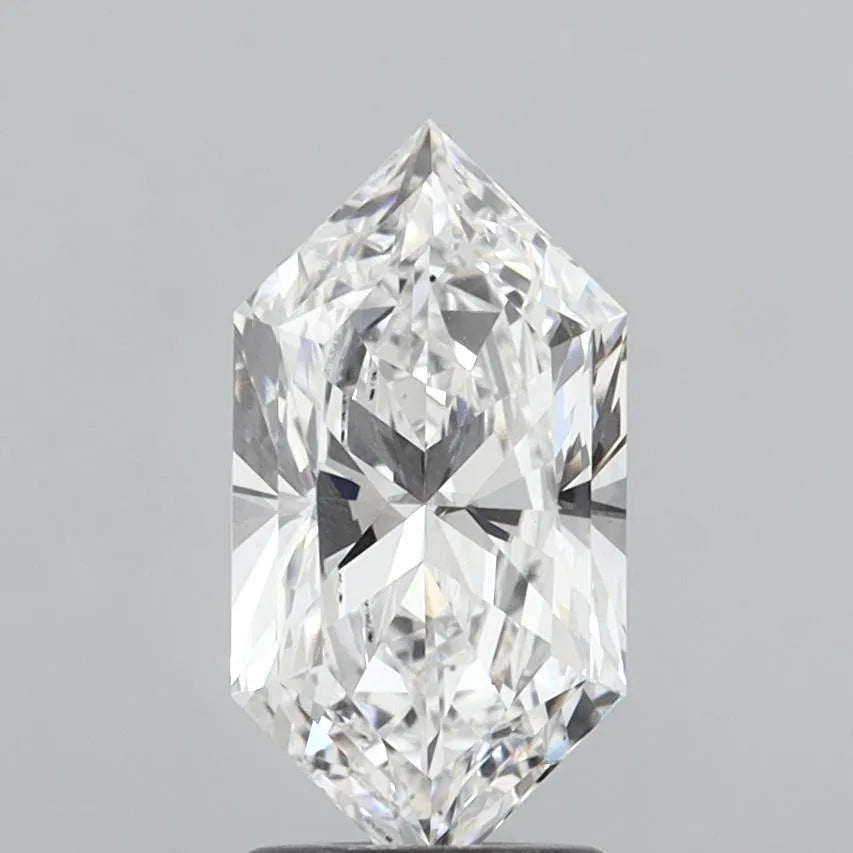2.07ct Hexagonal Lab Grown Diamond (Colour E, Clarity VS2, IGI Certified)