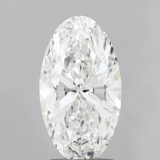 2.07ct Oval Lab Grown Diamond (Colour E, Clarity VVS2, IGI Certified)