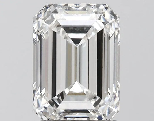 2.08ct Emerald Lab Grown Diamond (Colour F, Clarity VVS2, IGI Certified)