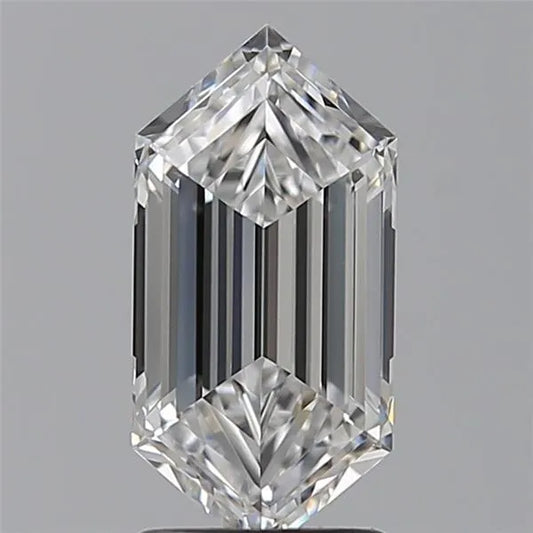 2.08ct Hexagonal Lab Grown Diamond (Colour D, Clarity VVS2, IGI Certified)