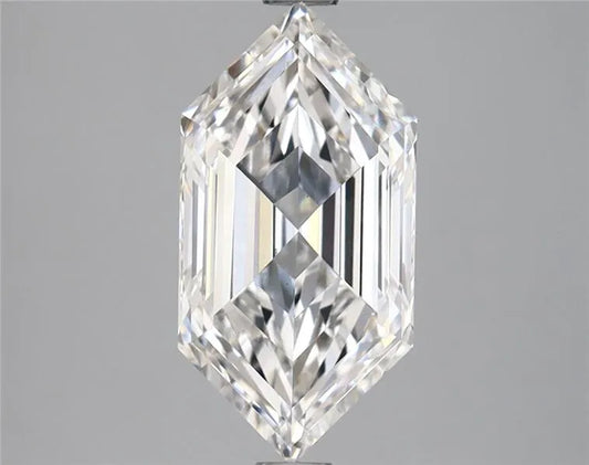 2.08ct Hexagonal Lab Grown Diamond (Colour E, Clarity VS1, IGI Certified)