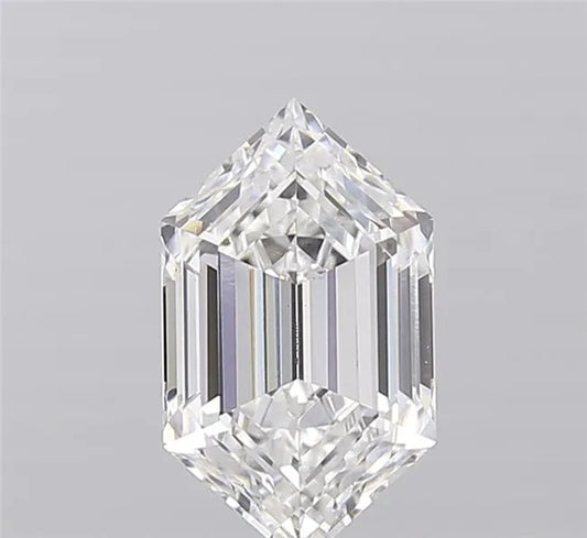 2.08ct Hexagonal Lab Grown Diamond (Colour E, Clarity VS1, IGI Certified)