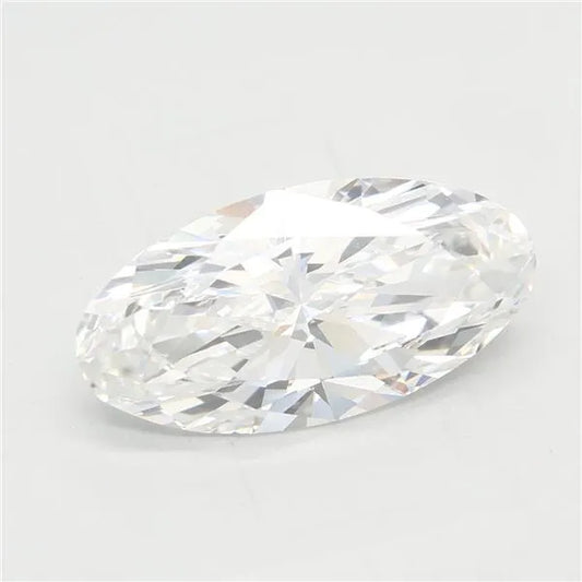 2.08ct Oval Lab Grown Diamond (Colour E, Clarity VVS2, IGI Certified)