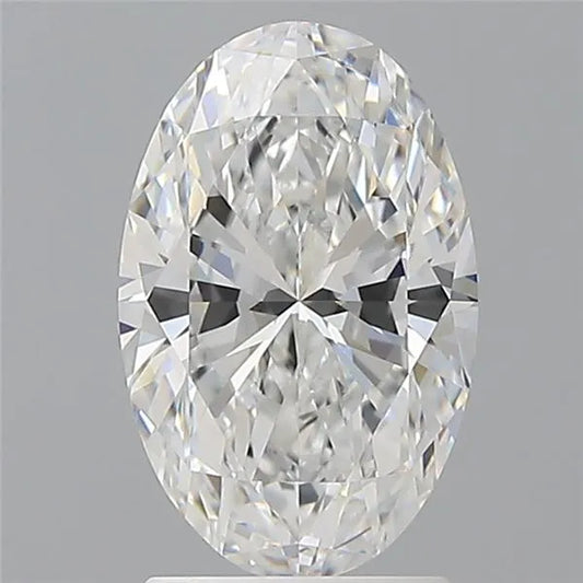 2.08ct Oval Lab Grown Diamond (Colour E, Clarity VVS2, IGI Certified)