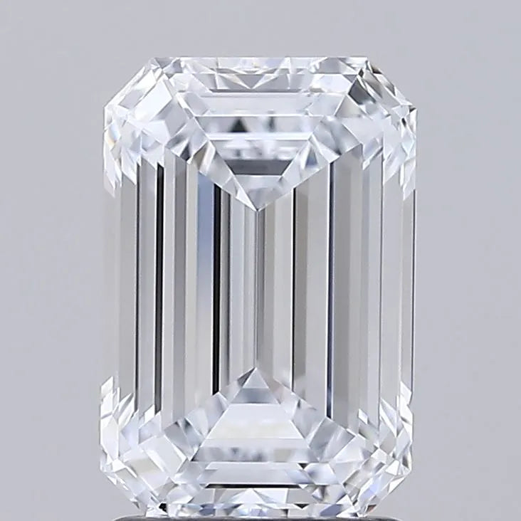 2.09ct Emerald Lab Grown Diamond (Colour G, Clarity IF, IGI Certified)