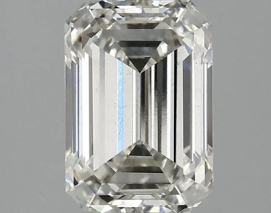 2.09ct Emerald Lab Grown Diamond (Colour H, Clarity SI1, IGI Certified)