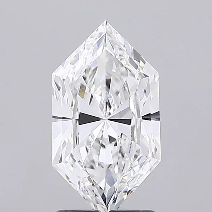 2.09ct Hexagonal Lab Grown Diamond (Colour D, Clarity VVS1, IGI Certified)
