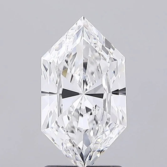 2.09ct Hexagonal Lab Grown Diamond (Colour D, Clarity VVS1, IGI Certified)