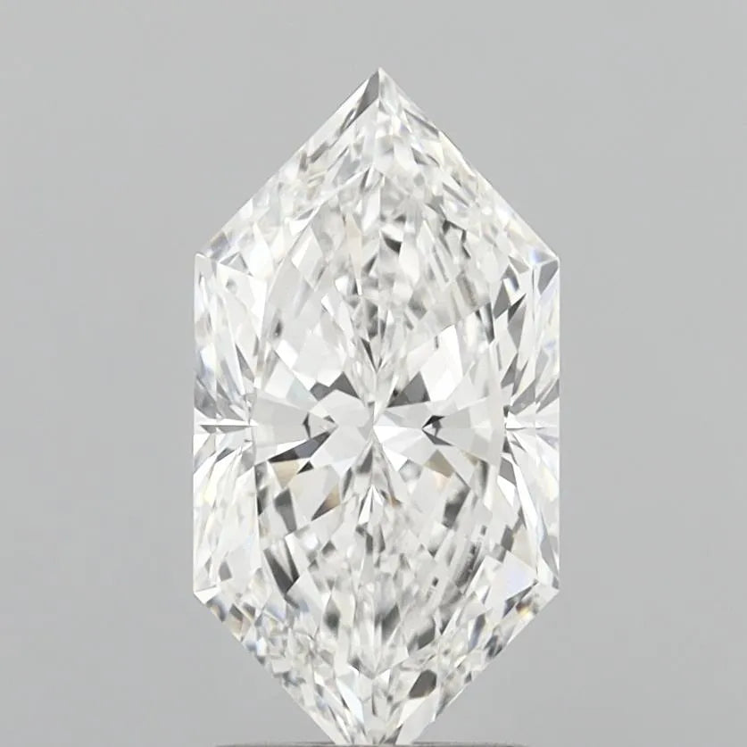 2.09ct Hexagonal Lab Grown Diamond (Colour E, Clarity VVS2, IGI Certified)