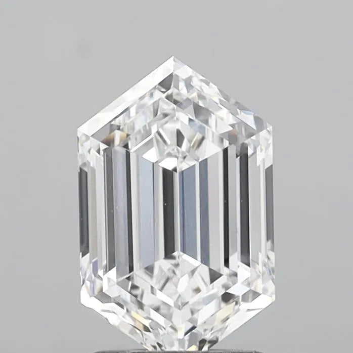 2.09ct Hexagonal Lab Grown Diamond (Colour E, Clarity VVS2, IGI Certified)