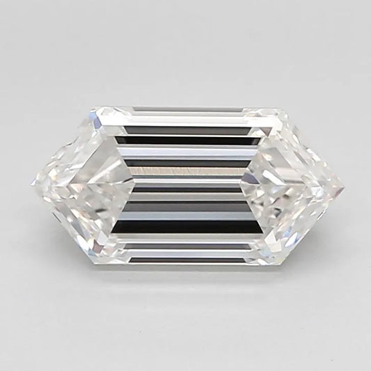 2.09ct Hexagonal Lab Grown Diamond (Colour F, Clarity VVS2, IGI Certified)