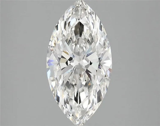 2.09ct Marquise Lab Grown Diamond (Colour G, Clarity VVS2, IGI Certified)