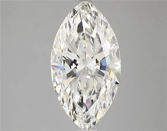 2.09ct Marquise Lab Grown Diamond (Colour G, Clarity VVS2, IGI Certified)