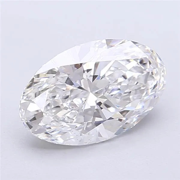 2.09ct Oval Lab Grown Diamond (Colour E, Clarity VS2, IGI Certified)