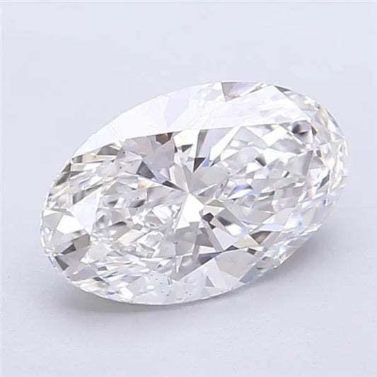 2.09ct Oval Lab Grown Diamond (Colour E, Clarity VS2, IGI Certified)