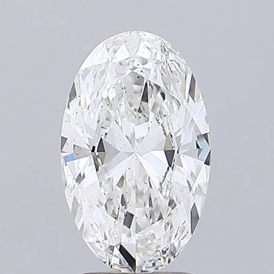 2.09ct Oval Lab Grown Diamond (Colour F, Clarity SI1, IGI Certified)