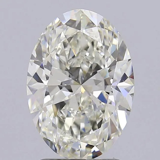 2.09ct Oval Lab Grown Diamond (Colour G, Clarity VS1, IGI Certified)