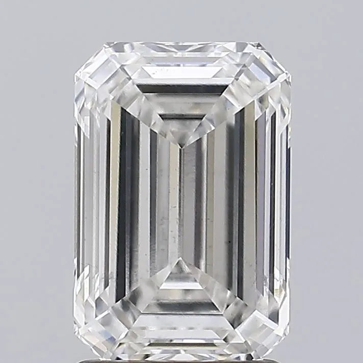 2.10ct Emerald Lab Grown Diamond (Colour G, Clarity VS2, IGI Certified)