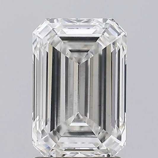 2.10ct Emerald Lab Grown Diamond (Colour G, Clarity VS2, IGI Certified)