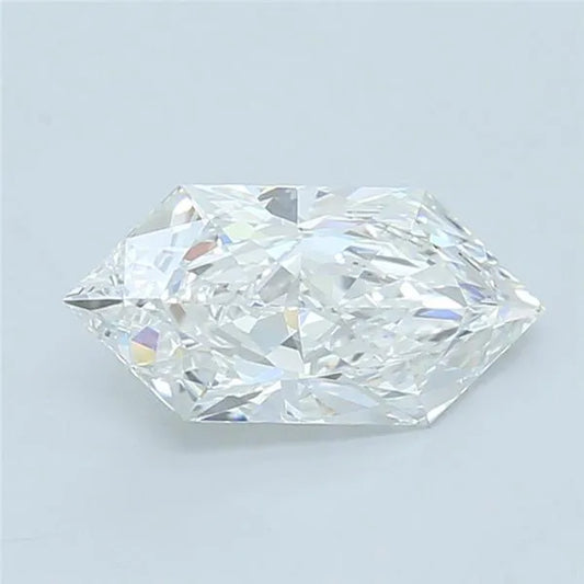 2.10ct Hexagonal Lab Grown Diamond (Colour D, Clarity VVS2, IGI Certified)