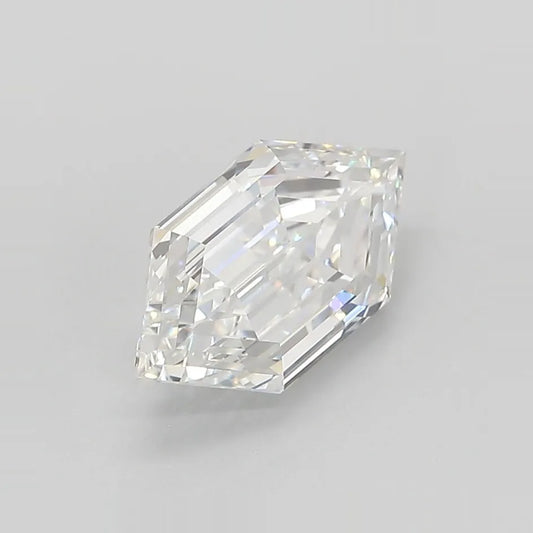 2.10ct Hexagonal Lab Grown Diamond (Colour E, Clarity VVS2, IGI Certified)