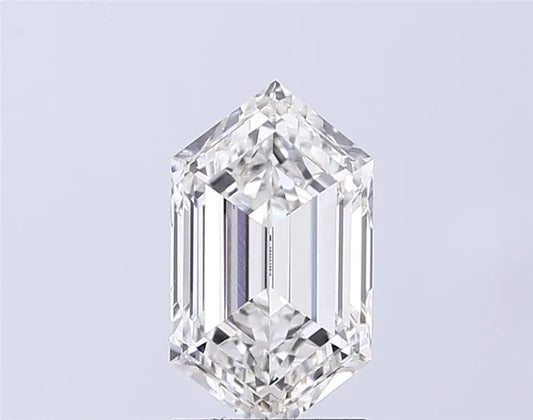 2.10ct Hexagonal Lab Grown Diamond (Colour G, Clarity VVS2, IGI Certified)