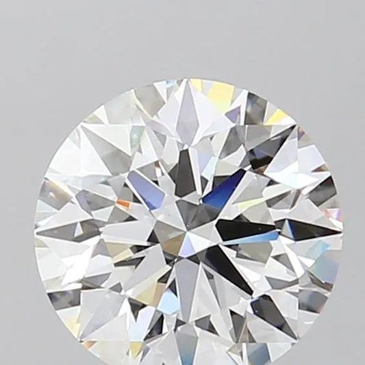 2.10ct Round Lab Grown Diamond (Colour E, Clarity VVS2, Cut ID, IGI Certified)