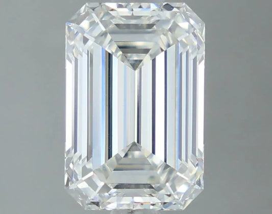 2.11ct Emerald Lab Grown Diamond (Colour G, Clarity VVS2, IGI Certified)