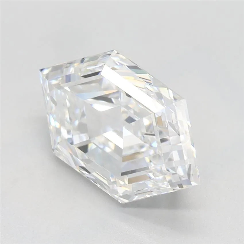 2.11ct Hexagonal Lab Grown Diamond (Colour D, Clarity IF, IGI Certified)