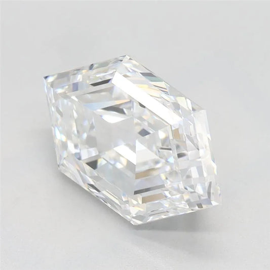 2.11ct Hexagonal Lab Grown Diamond (Colour D, Clarity IF, IGI Certified)
