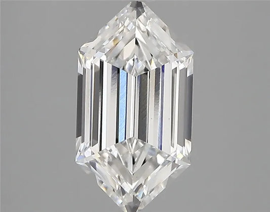 2.11ct Hexagonal Lab Grown Diamond (Colour E, Clarity VVS2, IGI Certified)