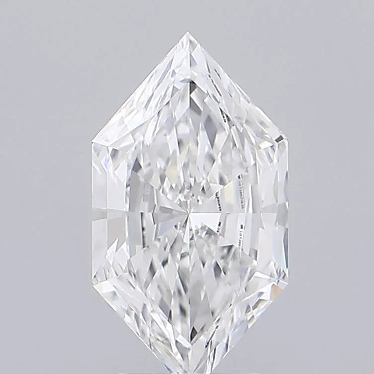 2.12ct Hexagonal Lab Grown Diamond (Colour E, Clarity VVS2, IGI Certified)