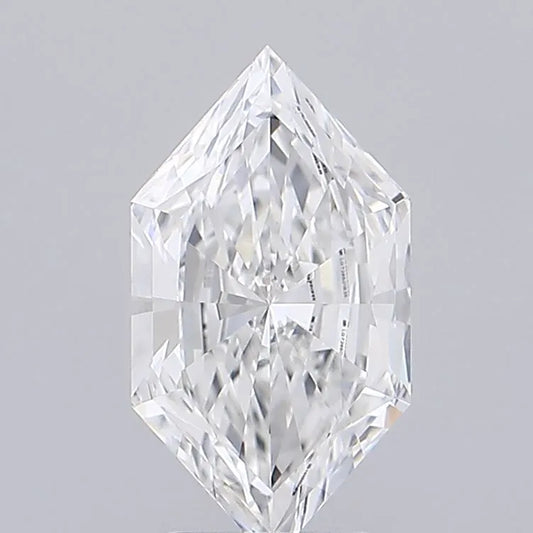 2.12ct Hexagonal Lab Grown Diamond (Colour E, Clarity VVS2, IGI Certified)